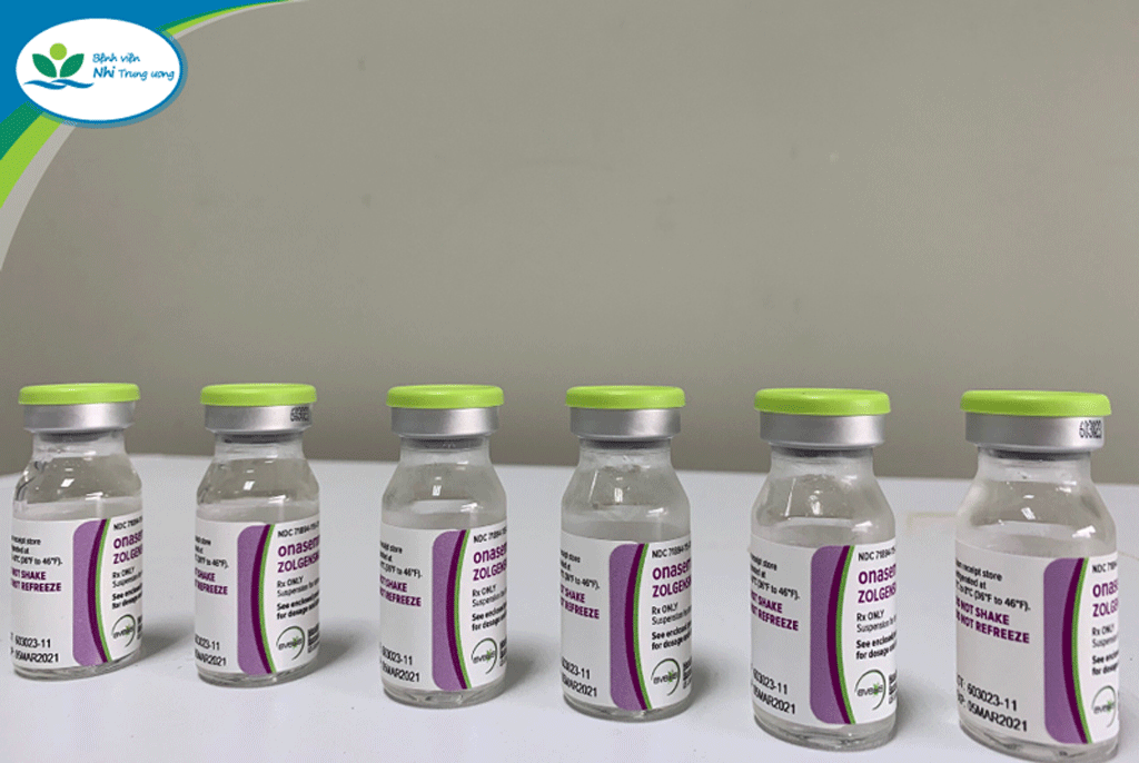 Thuốc điều trị bệnh teo cơ tủy hiếm gặp được hỗ trợ miễn phí cho 10 bệnh nhi tại Việt Nam /// ẢNH BỆNH VIỆN NHI T.Ư